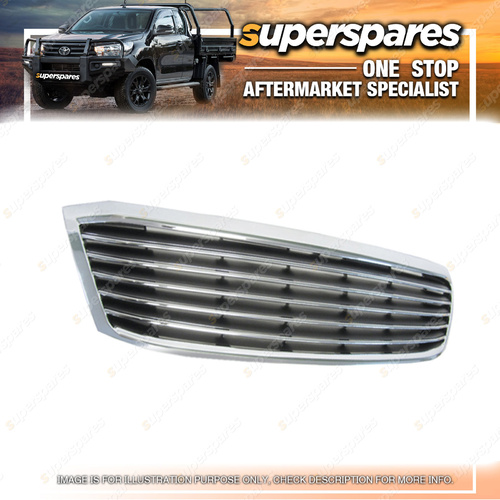 Performance Horizontal Bar Grille for Toyota Hilux TGN KUN GGN Chrome/Black