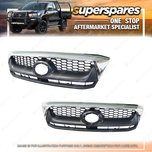 Superspares Grille for Toyota Hilux Sr5 TGN KUN GGN 08/2008-08/2011