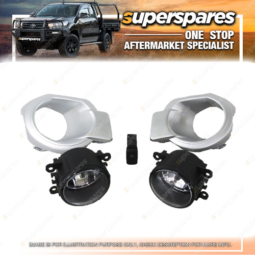 Superspares Fog Lamp Set for Ford Ranger PX 09/2011-05/2015 Brand New