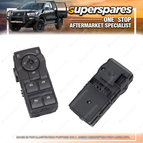 Superspares Front Window Switch for Holden Commodore Sedan Wagon VE 08/2006-2013
