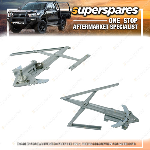 Superspares LH Front Manual Window Regulator for Holden Rodeo RA 03/2003-12/2006