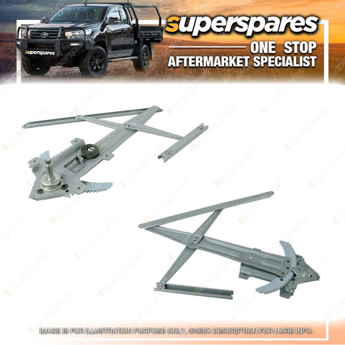 Superspares LH Front Manual Window Regulator for Holden Rodeo RA 03/2003-12/2006