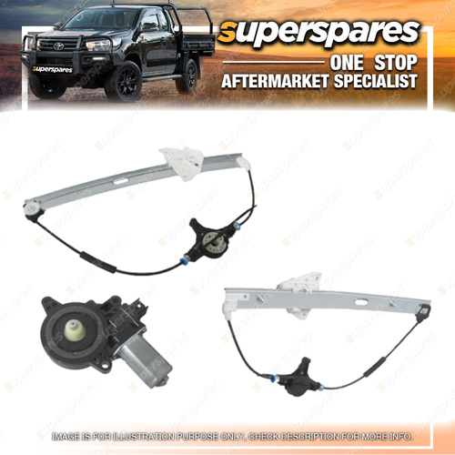 Superspares LH Front Window Regulator With Motor for Mazda 3 BL 01/2009-01/2014