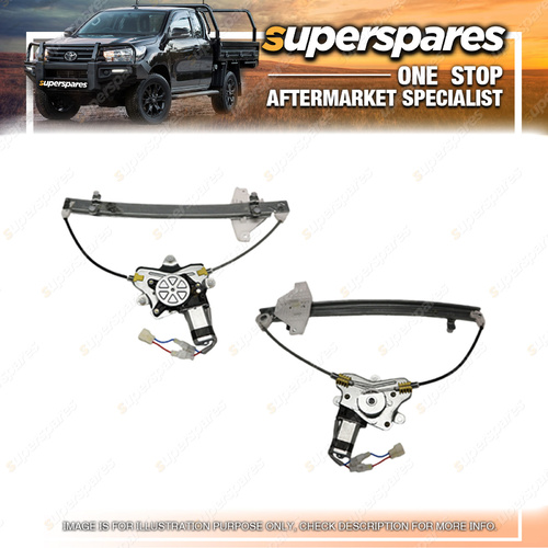 Superspares Rear Window Regulator Left Hand Side for Holden Captiva 5 CG 06-13