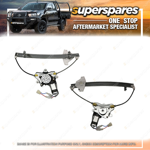 Superspares Rear Window Regulator Left Hand Side for Holden Captiva 7 GG 06-11