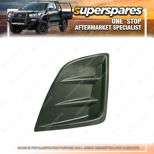 Superspares Fog Light Cover Left Hand Side for Isuzu D-Max 11/2016-On wards