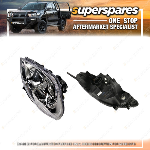 Superspares Headlight Right Hand Side for Nissan Almera N17 06/2012-On wards
