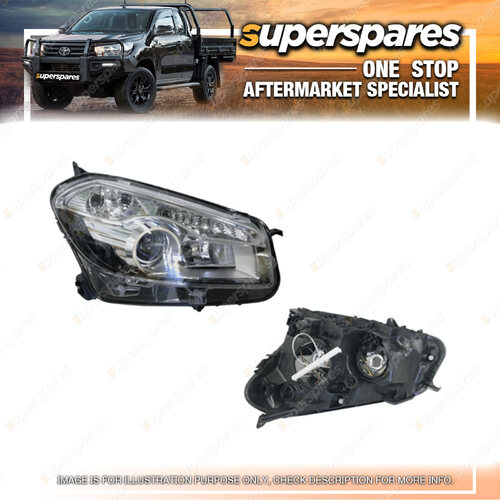 Superspares Headlight Right Hand Side for Nissan Dualis J10 04/2010 -05/2014