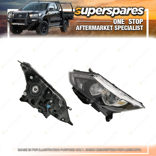 Superspares Headlight Left Hand Side for Nissan Qashqai J11 06/2014-On wards