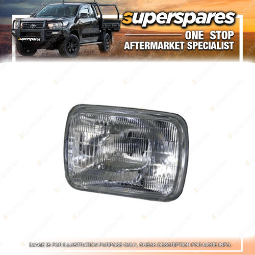Superspares Universal 7 x 5 Square Headlight 2BS for Toyota HiAce YH50
