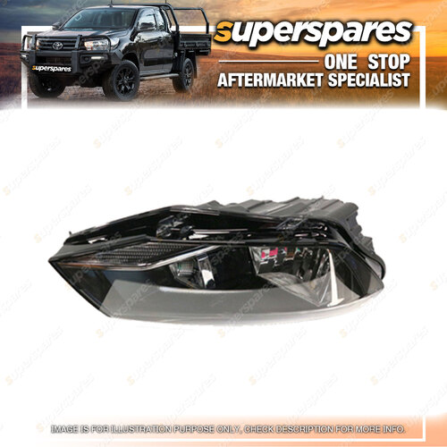 Superspares Headlight Right Hand Side Halogen Type for Volkswagen Caddy 2KN