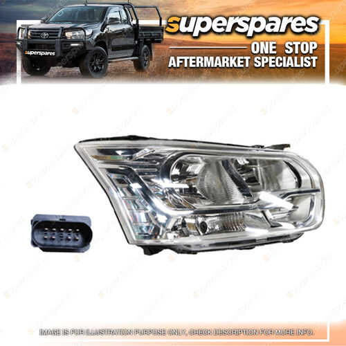 Superspares Head Light Right Hand Side for Ford Transit VO 2014-ON