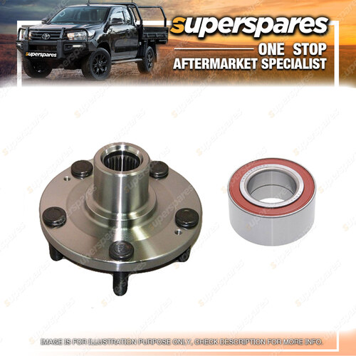 1 pc Superspares Front Wheel Hub for Hyundai Santa Fe SM 2000-2006