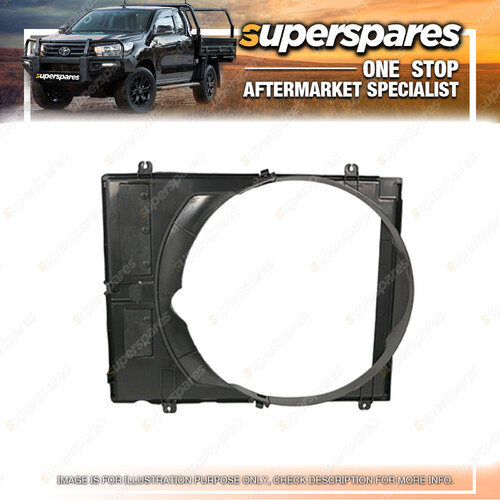 Superspares Radiator Fan Shroud for Mitsubishi Triton MQ 2.4L 2015-On