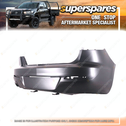 Superspares Rear Bumper Bar Cover for Mazda 3 BL 2009-2014 Premium Quality