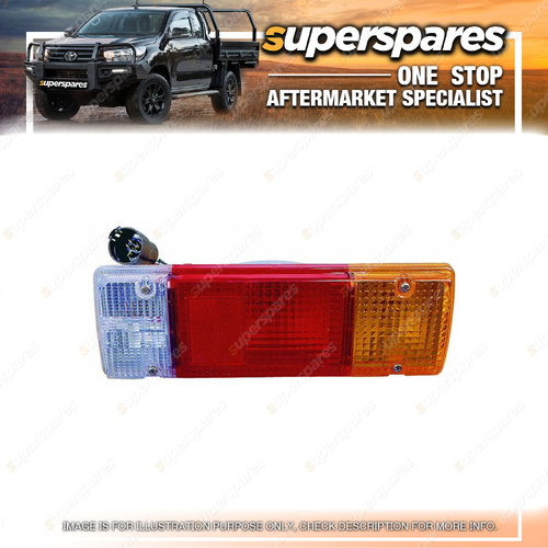 LH or RH Tail Light 300mm x 100mm Round Plug for Toyota Landcruiser 70 1985-2007