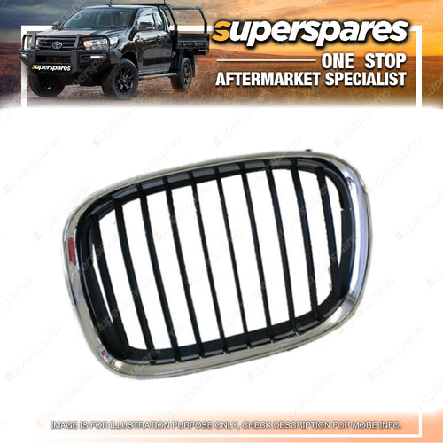 Superspares Left Hand Side Grille for BMW 5 Series E39 05/1996-09/2001