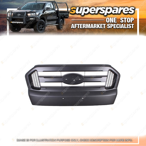 Superspares Front Grille for Ford Ranger PX 06/2015-06/2018 Black Mould