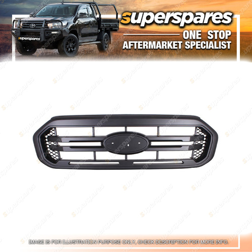 1 Piece of Superspares Front Grille for Ford Ranger PX 07/2018-12/2022