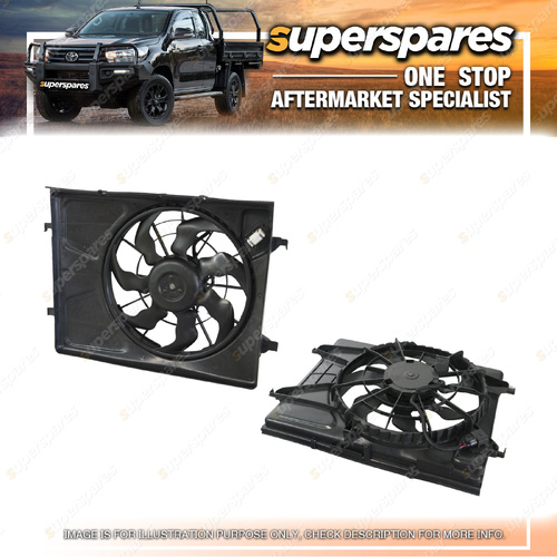 1 Piece of Superspares Radiator Fan for Hyundai I30 FD 09/2007-04/2012 Diesel