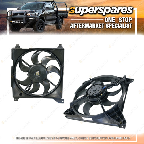 1 Piece of Superspares Radiator Fan for Hyundai Sonata EF 08/1998-05/2005 4 Pins