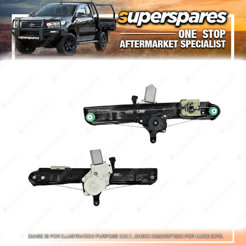 Superspares Rear LH Window Regulator for Ford Ranger PX 09/2011-12/2022