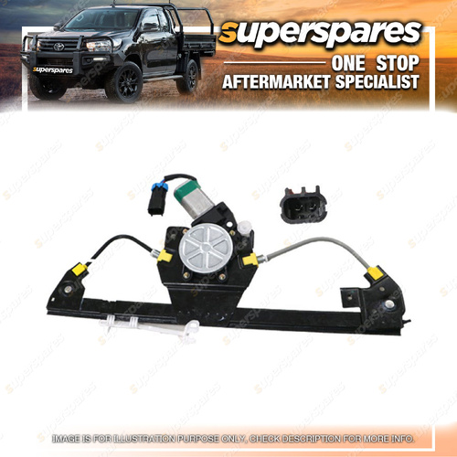 Superspares Left Hand Side Window Regulator for Fiat 500 03/2008-2018