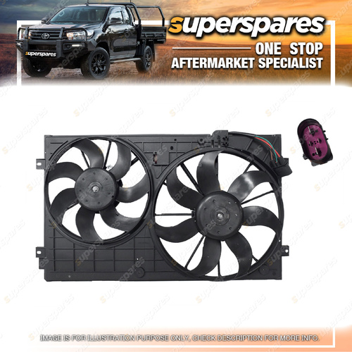 1 Piece of Superspares Radiator Fan for Audi TT 8J 09/2006-09/2014