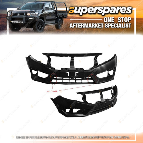 1 Piece of Superspares Front Bar Cover for Honda Civic FC 05/2016-01/2019