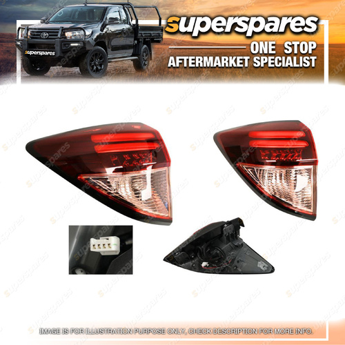 Superspares Left Hand Side Outer Tail Light for Honda HR-V RU 12/2014-06/2018