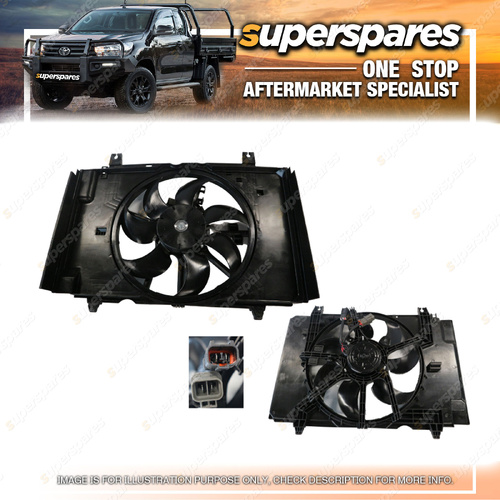 1 Piece of Superspares Radiator Fan for Nissan Juke F15 10/2013-2018 Petrol