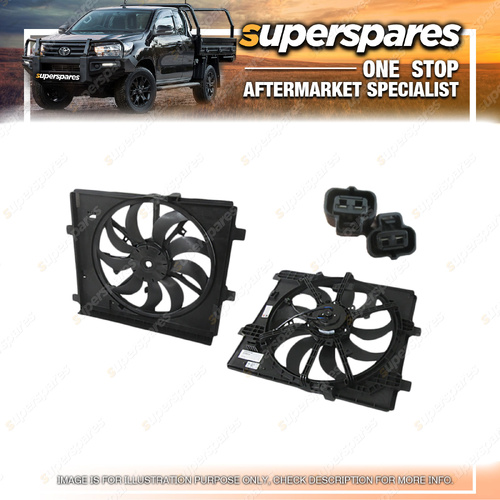 1 Piece of Superspares Radiator Fan for Nissan Juke F15 10/2013-2018 Diesel