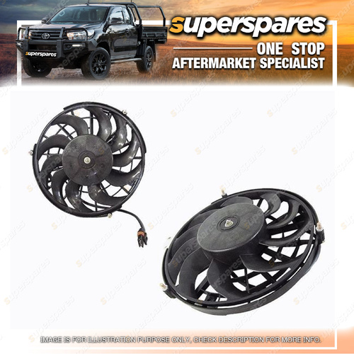 1 Piece of Superspares Condenser Fan for Holden Astra TR 09/1996-08/1998