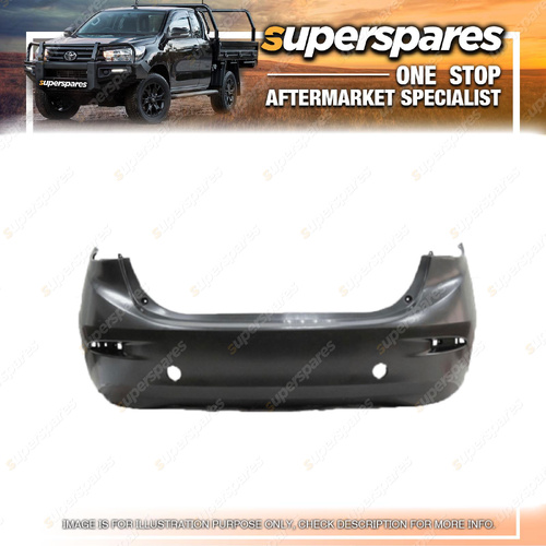 Superspares Rear Bar Cover for Mazda 3 BN 05/2016-01/2019 Without Sensor Holes