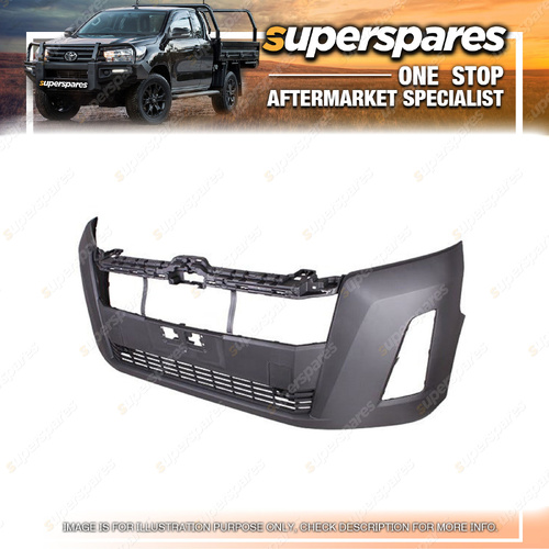 Superspares Front Bar Cover for Toyota Hiace GDH GRH 300 303 Non Sensor Hole