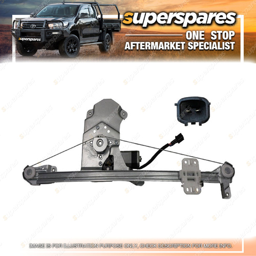 Superspares Rear LH Window Regulator for Holden Colorado RC 06/2008-05/2012