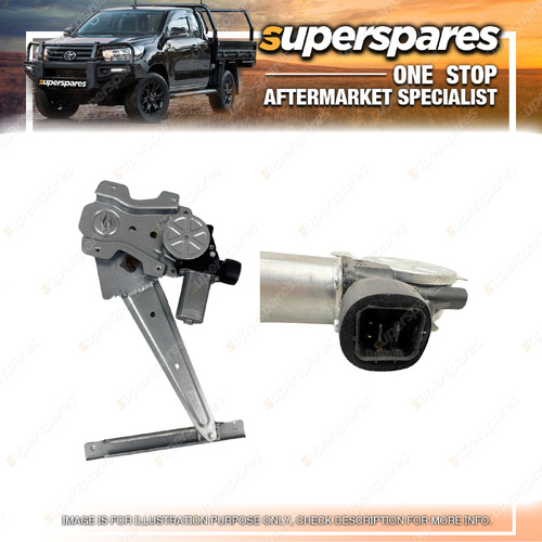 Superspares Rear Window Regulator And Left Motor for Holden Colorado RG 12-16