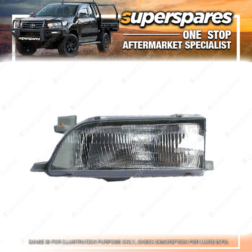 Superspares Left Hand Side Headlight for Holden Nova LG 10/1994-08/1996