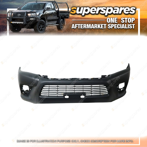 Superspares Front Bar Cover for Toyota Hilux TGN KUN GGN GUN 2WD 05/2020-On