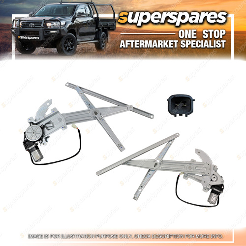 Superspares Front RH Window Regulator for Holden Rodeo RA 03/2003-09/2008