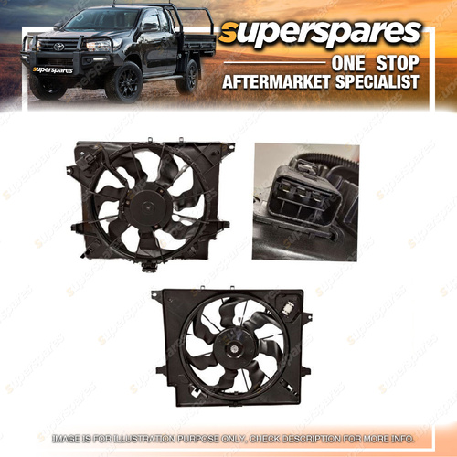 1 Piece of Superspares Radiator Fan for Hyundai I30 GD 05/2012-02/2017