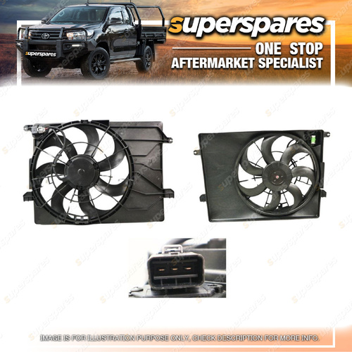 1 Piece of Superspares Radiator Fan for Hyundai I40 VF 09/2011-2018
