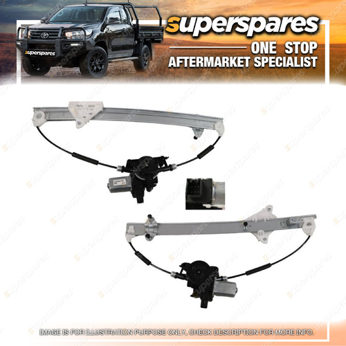 Superspares Front Left Hand Side Window Regulator for Mazda Cx-5 KF With Motor