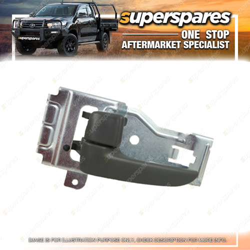 Superspares Front LH Door Handle Inner for Ford Ranger PJ PK 2006-2011 Dark Grey