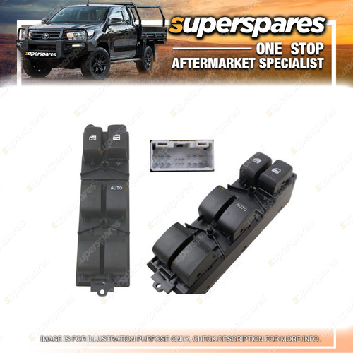 Superspares Front Window Switch for Isuzu D-Max TFS 07/2012-06/2020