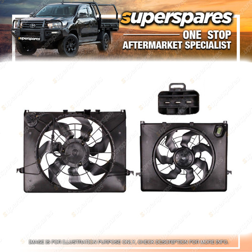 1 Piece of Superspares Radiator Fan for Kia Optima TF 11/2010-08/2015