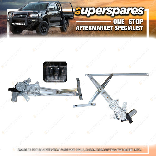 Superspares Front LH Window Regulator for Mitsubishi Asx XA XB XC XD 08/2010-On