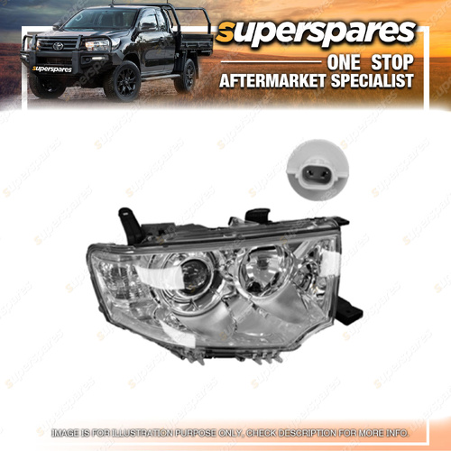 Superspares RH Headlight for Mitsubishi Challenger PB PC 12/2009-2015