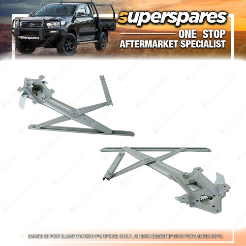 Superspares Front LH Window Regulator for Holden Rodeo RA 03-08 Without Motor