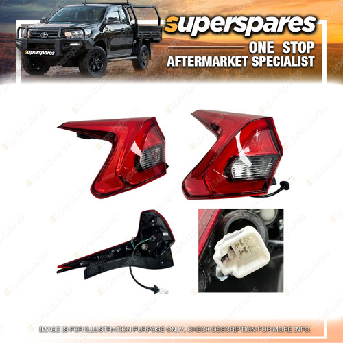 Superspares LH Outer Tail Light for Mitsubishi Eclipse Cross YA 11/2017-09/2020